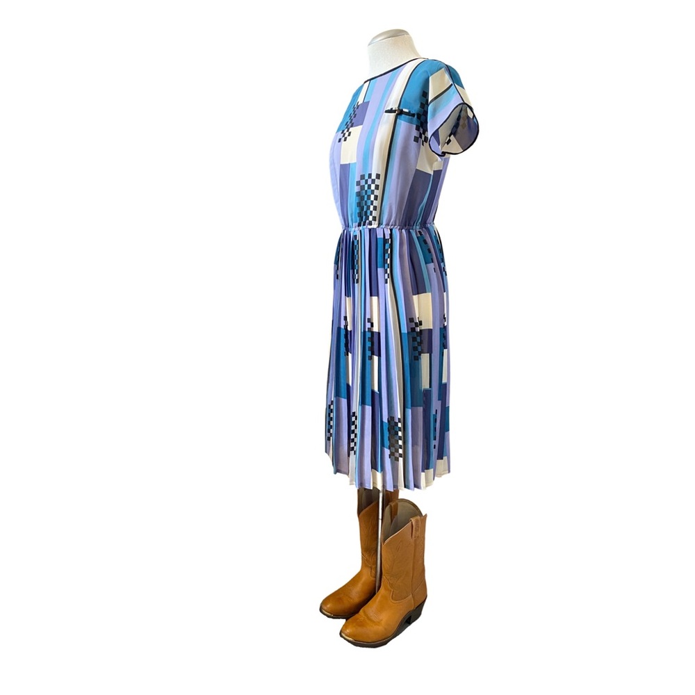 VINTAGE - SQUARE PEGS 80s DAY DRESS